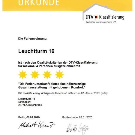 Apartment Leuchtturm 16 Grossenbrode Bagian luar foto